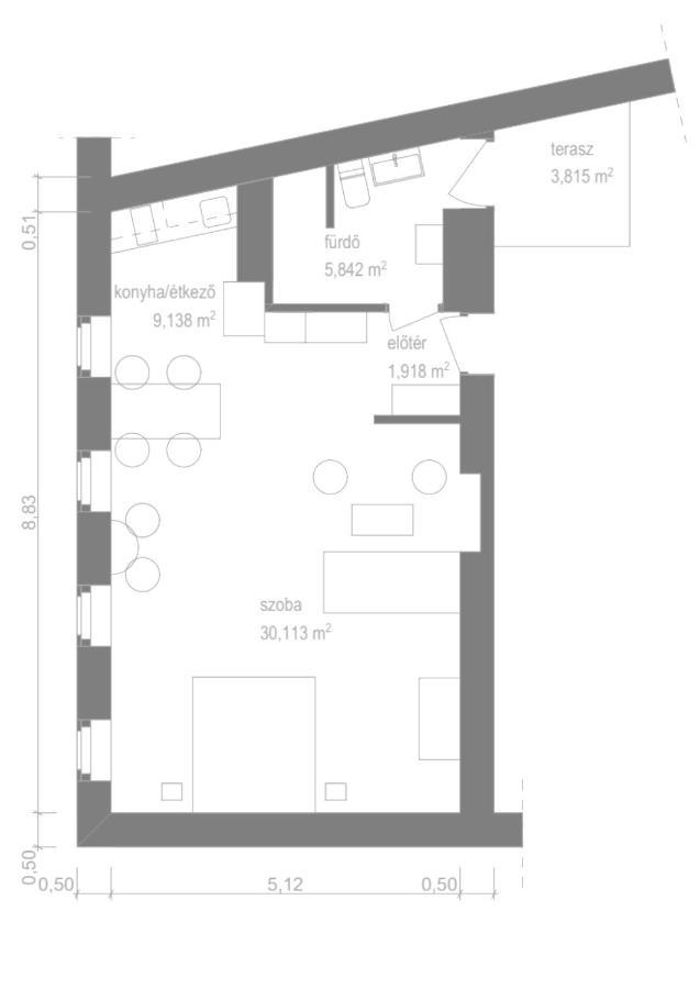 Ovaros Apartman Veszprem Bagian luar foto